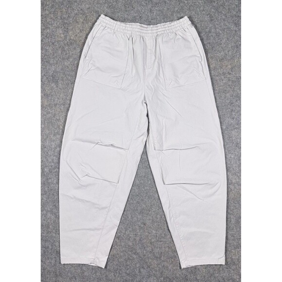Lululemon Lab Stretch Woven High Rise Pants Women’s 8 Light Chrome Loose Baggy - Picture 1 of 9